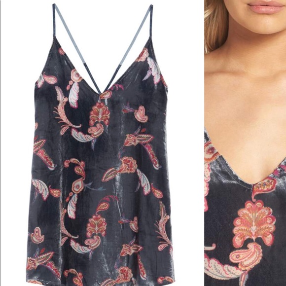 NWT Chelsea28 Print Velvet Chemise S - Picture 3 of 8